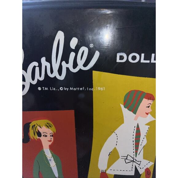 VTG 1995 Solo In The Spotlight Barbie Mattel 1960 Repro. + 1961 Case + Books - Picture 2 of 14